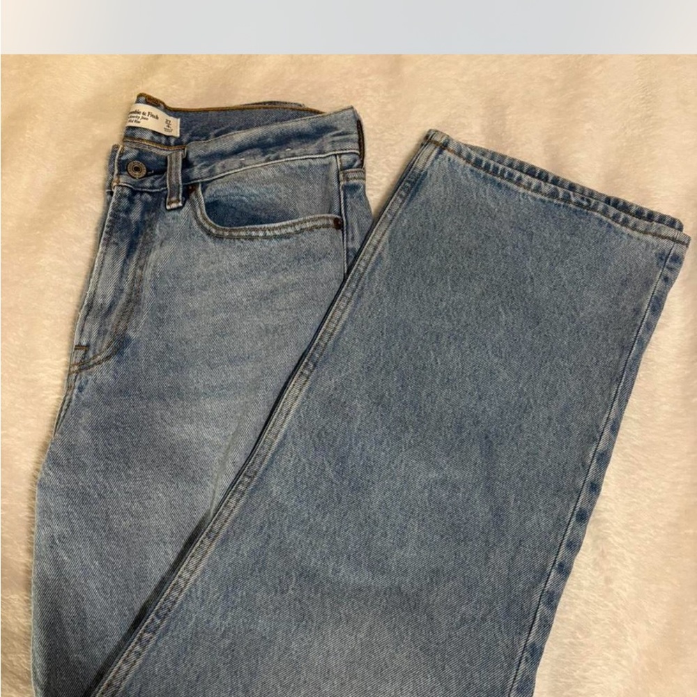 Abercrombie & Fitch Light Blue Slouchy Jeans
